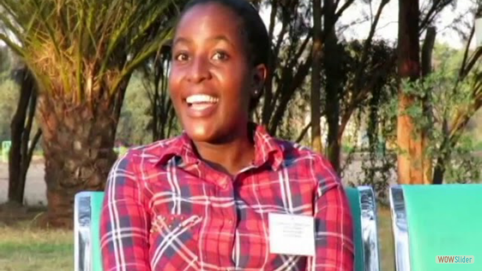 Elimu Alumni - MAGDALENE: The first one in a family of nine to make it through school.